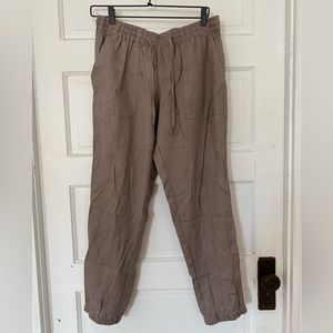 Just Living | Drawstring Linen Blend Pants